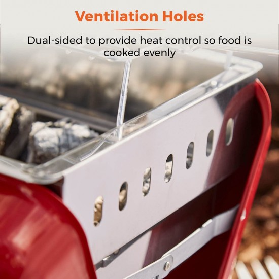 Outdoor Dining Tower Stealth Portable Charcoal Briefcase